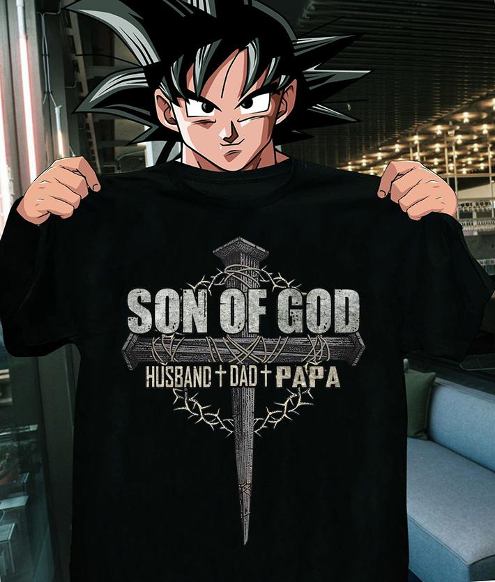 SON OF GOD Grandpa Best Papa dad gifts husband gifts t-shirt shirt