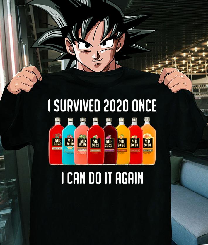 Mogen David I Survived 2020 Once I Can Do It Again t-shirt shirt