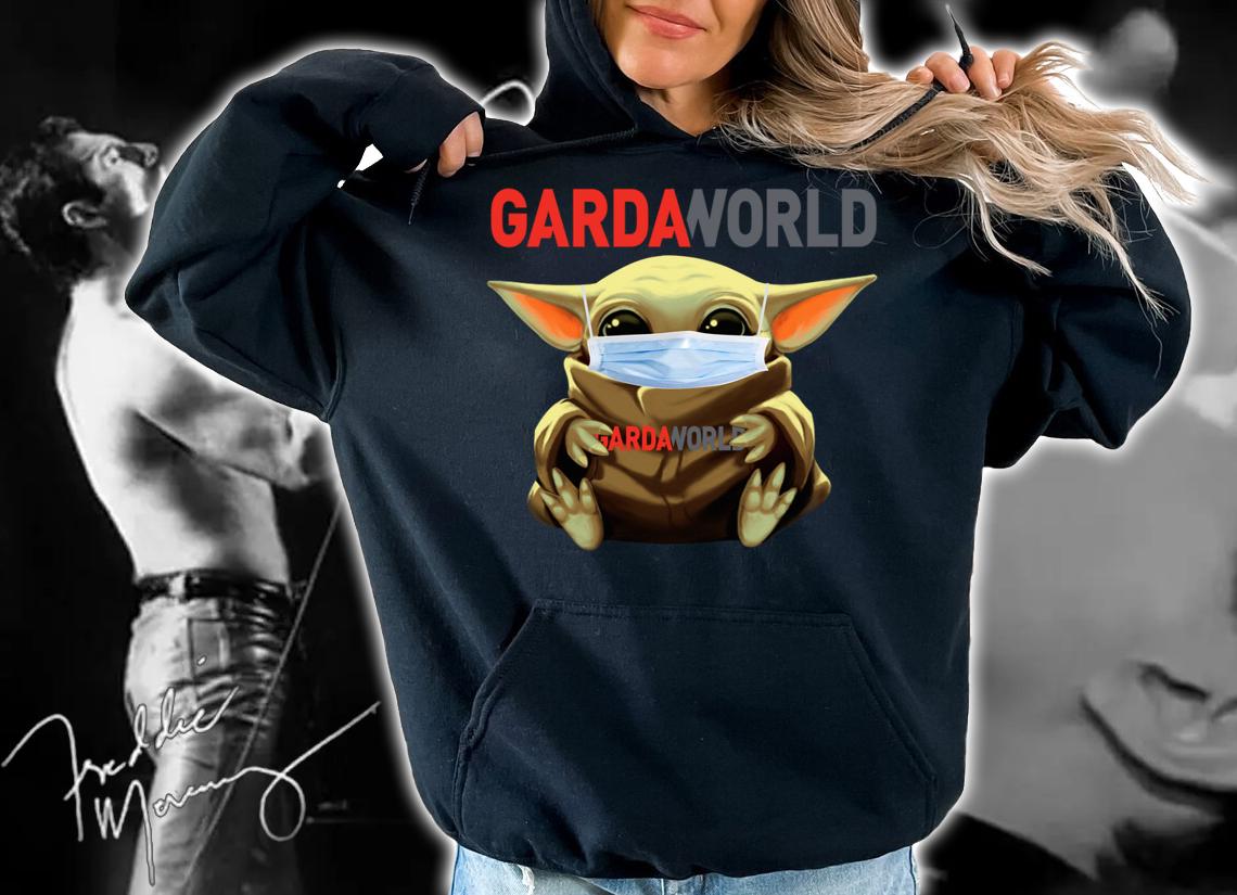 Baby Yoda mask GardaWorld Coronavirus t-shirt hoodie