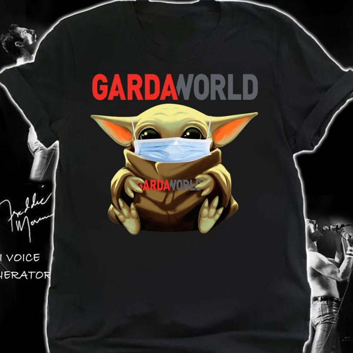 Baby Yoda mask GardaWorld Coronavirus t-shirt shirt