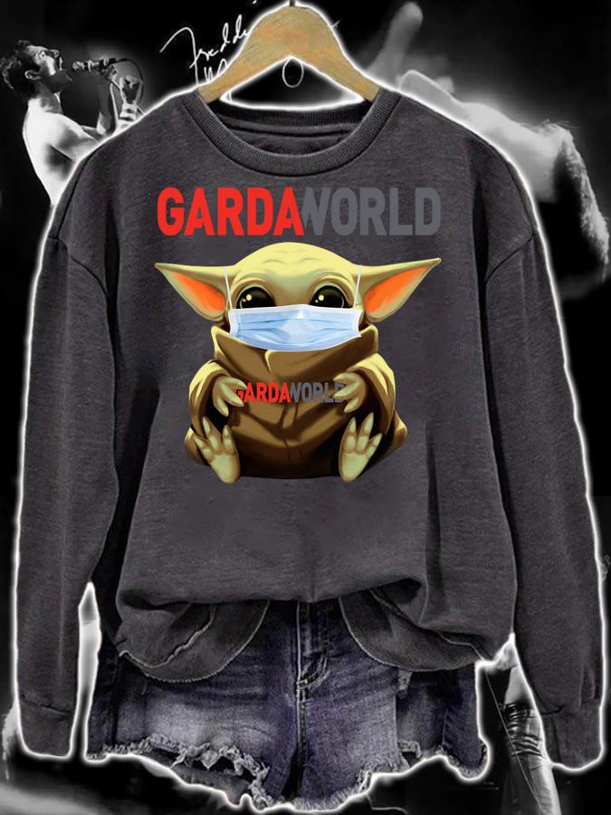 Baby Yoda mask GardaWorld Coronavirus t-shirt sweatshirt