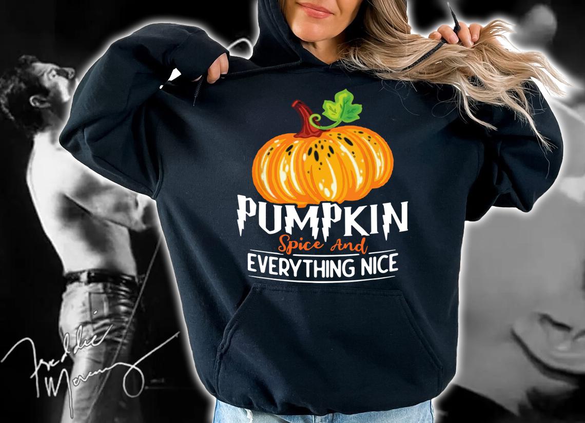 Pumpkin Spice And Everything Nice Halloween Gift t-shirt hoodie