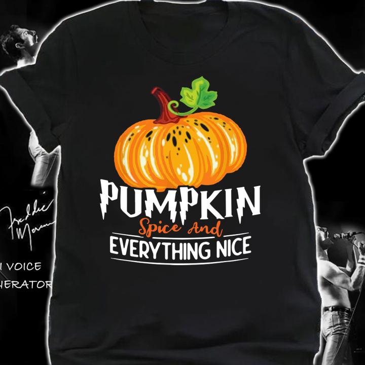 Pumpkin Spice And Everything Nice Halloween Gift t-shirt shirt