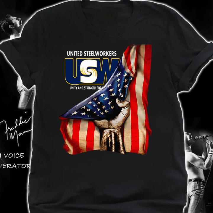 Union Of Operating Engineers International American Flag Personalized Your Name t-shirt shirt