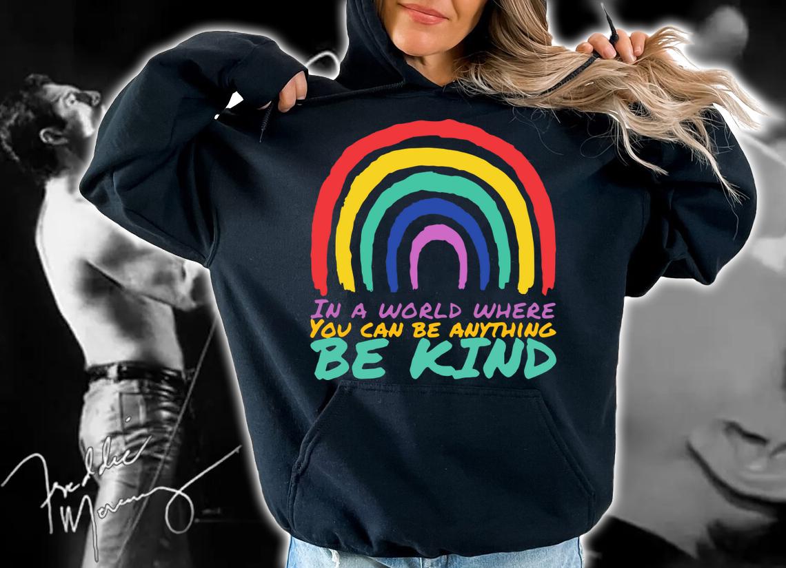 BE KIND - Mindfulness Autism Awareness Day Kindness Rainbow t-shirt hoodie