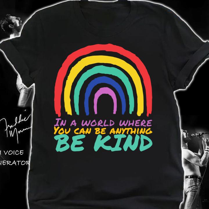 BE KIND - Mindfulness Autism Awareness Day Kindness Rainbow t-shirt shirt