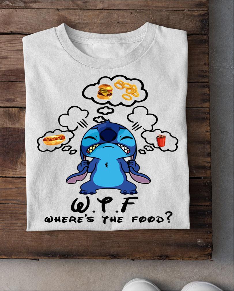 Disney Stitch WTF Where’s The Food t-shirt shirt