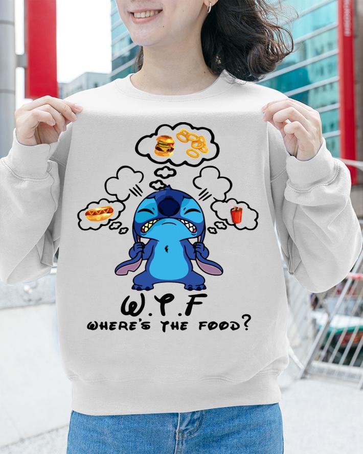 Disney Stitch WTF Where’s The Food t-shirt sweatshirt