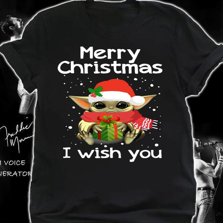 Baby Yoda Hug Christmas Gift Box t-shirt shirt