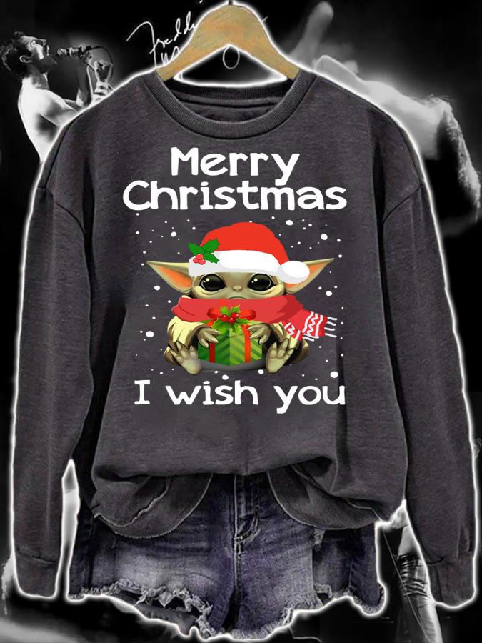 Baby Yoda Hug Christmas Gift Box t-shirt sweatshirt