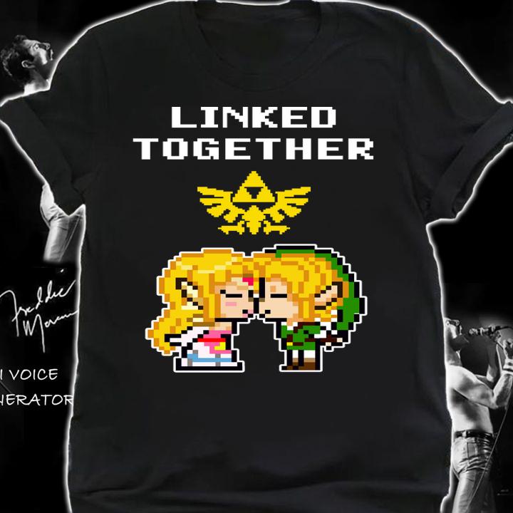 Premium Linked Together Zelda X Link t-shirt shirt