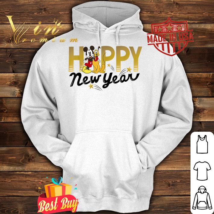 Disney Mickey Mouse and Pluto Happy New Year t-shirt hoodie