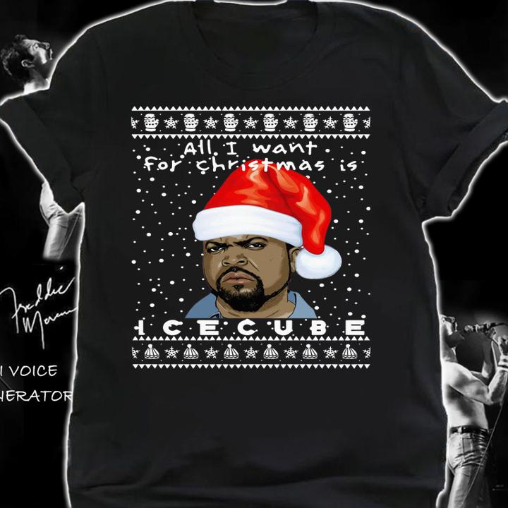 Ice Cube Rapper Ugly Christmas t-shirt shirt