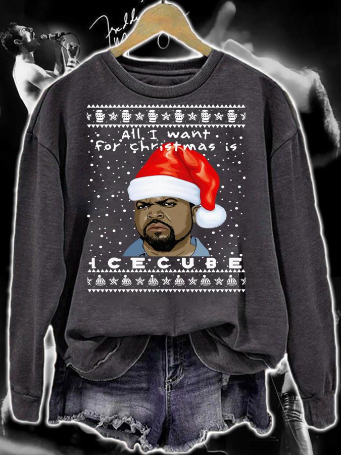 Ice Cube Rapper Ugly Christmas t-shirt sweatshirt