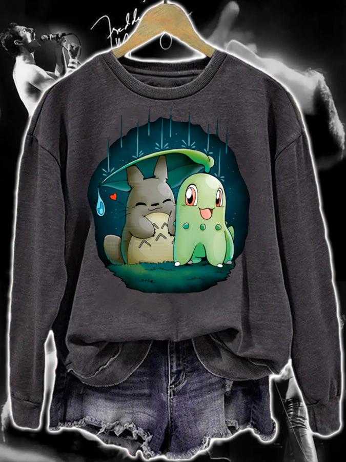 Nature Relationship Chikorita Studio Ghibli t-shirt sweatshirt