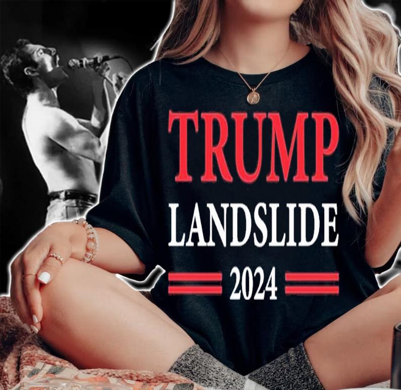 Donald Trump 2024 Trump Landslide t-shirt woman shirt