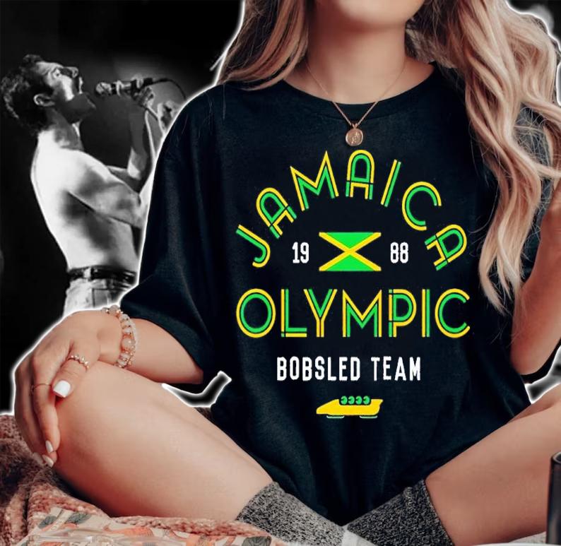 1988 Jamaica Olympic Bobsled Team shirt t-shirt woman shirt