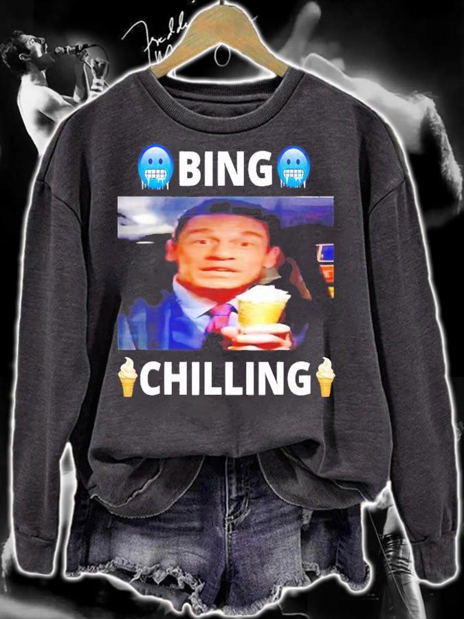 Bing Chilling Shirt Xina Ice Cream Chinese shirt t-shirt sweatshirt
