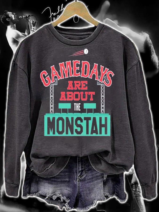 Boston Red Sox gamedays are about the monstah shirt t-shirt sweatshirt