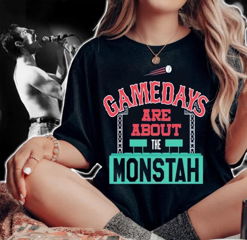 Boston Red Sox gamedays are about the monstah shirt t-shirt woman shirt