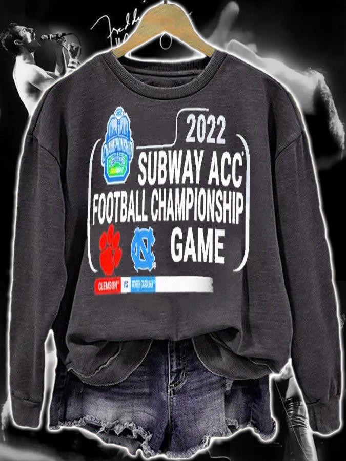 2022 Subway ACC football Championship Game Clemson vs North Carolina shirt t-shirt sweatshirt