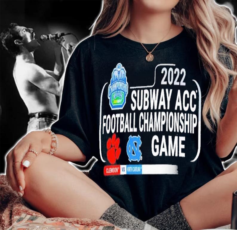 2022 Subway ACC football Championship Game Clemson vs North Carolina shirt t-shirt woman shirt
