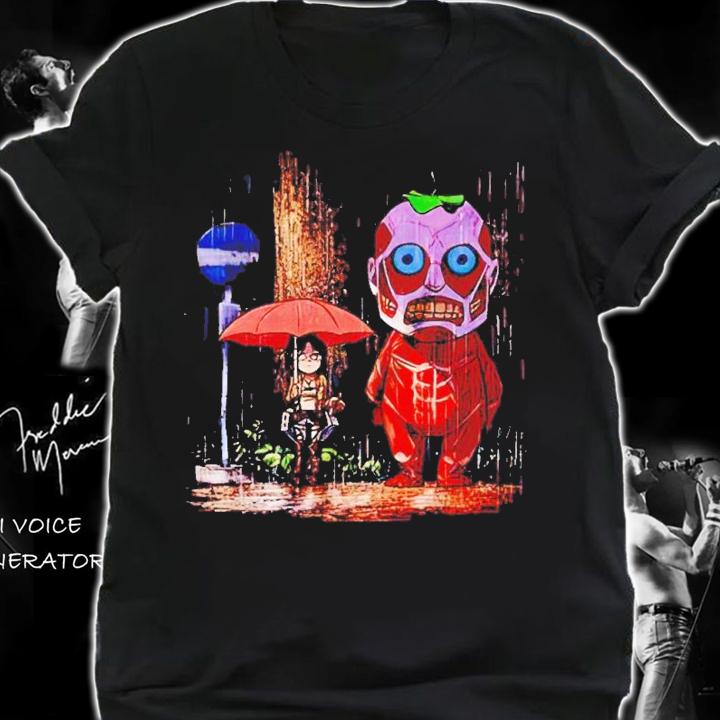 Attack On Titan My Neighbor Totoro shirt t-shirt shirt