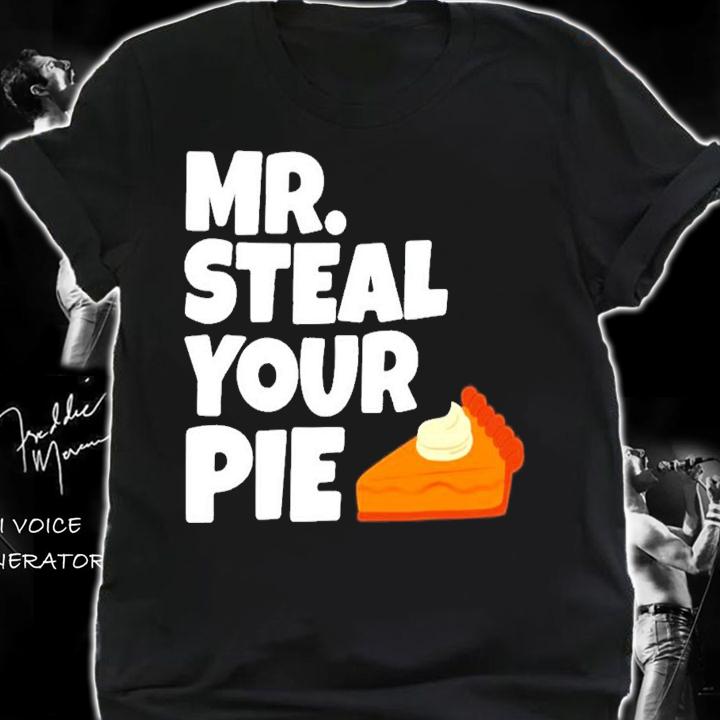Boys Kids Funny Mr Steal Your Pie Thanksgiving T-Shirt t-shirt shirt