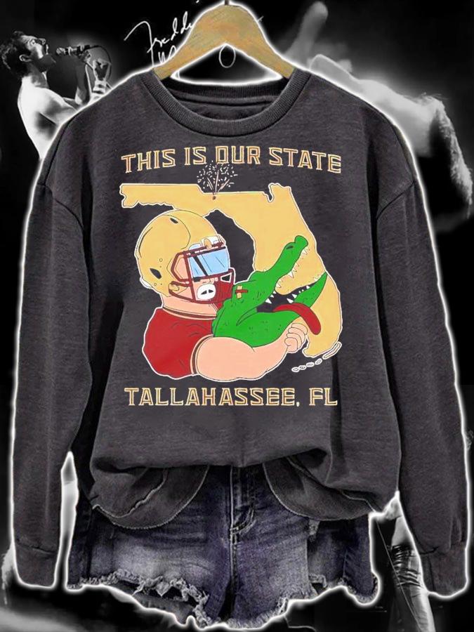 Choke-out This is our State Tallahassee FL shirt t-shirt sweatshirt