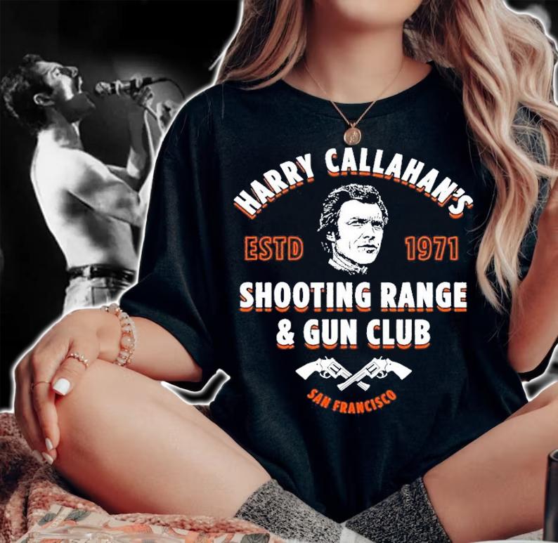 Harry Callahan's Shooting Range & Gun Club ESTD 1971 Shirt t-shirt woman shirt