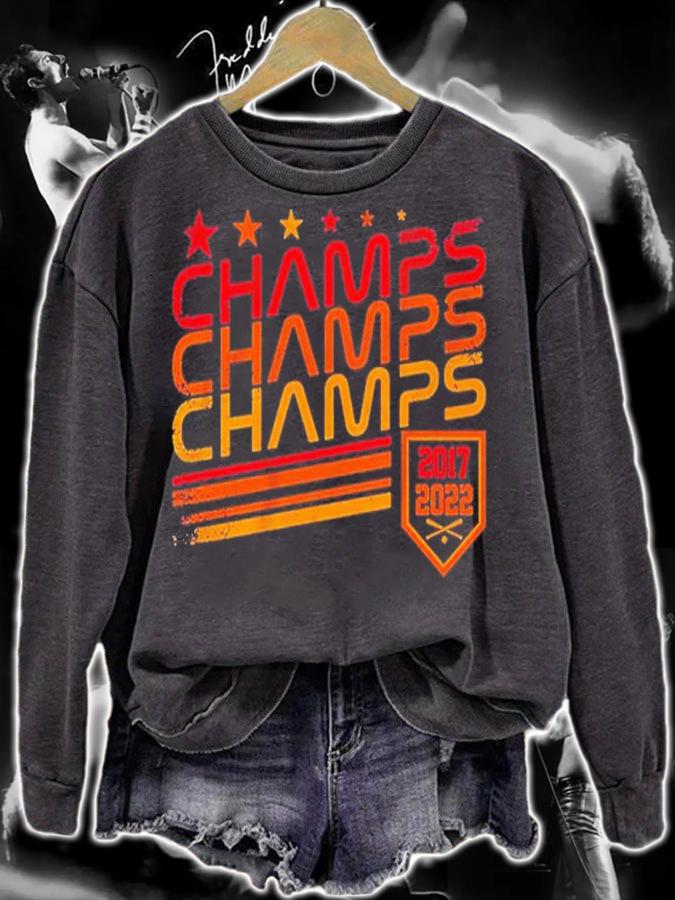 Houston Champs Champs Champs 2017-2022 Shirt t-shirt sweatshirt