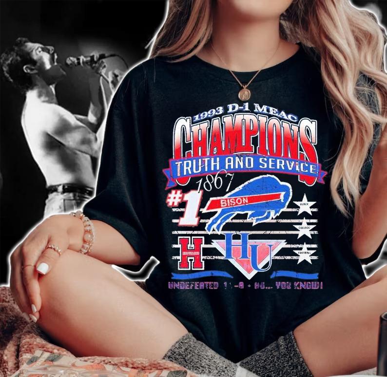Howard Vintage 1993 MEAC Champions shirt t-shirt woman shirt