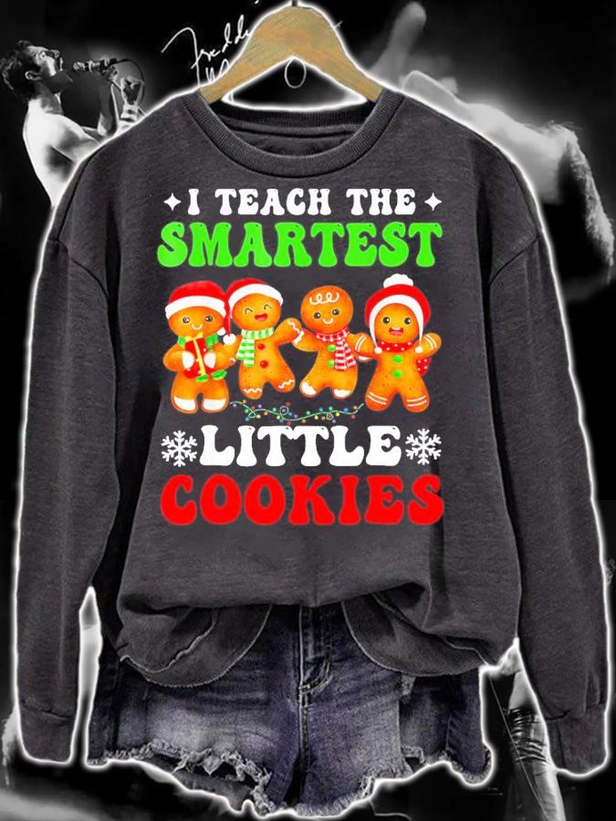 I Teach The Smartest Little Cookies Christmas T-Shirt t-shirt sweatshirt