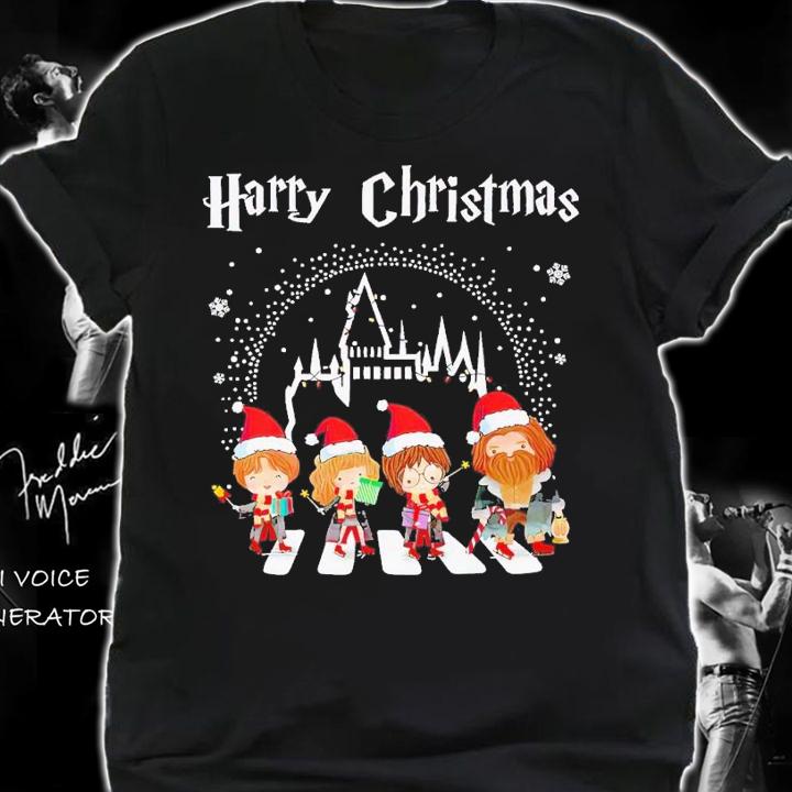 Harry Christmas Abbey Road shirt t-shirt shirt