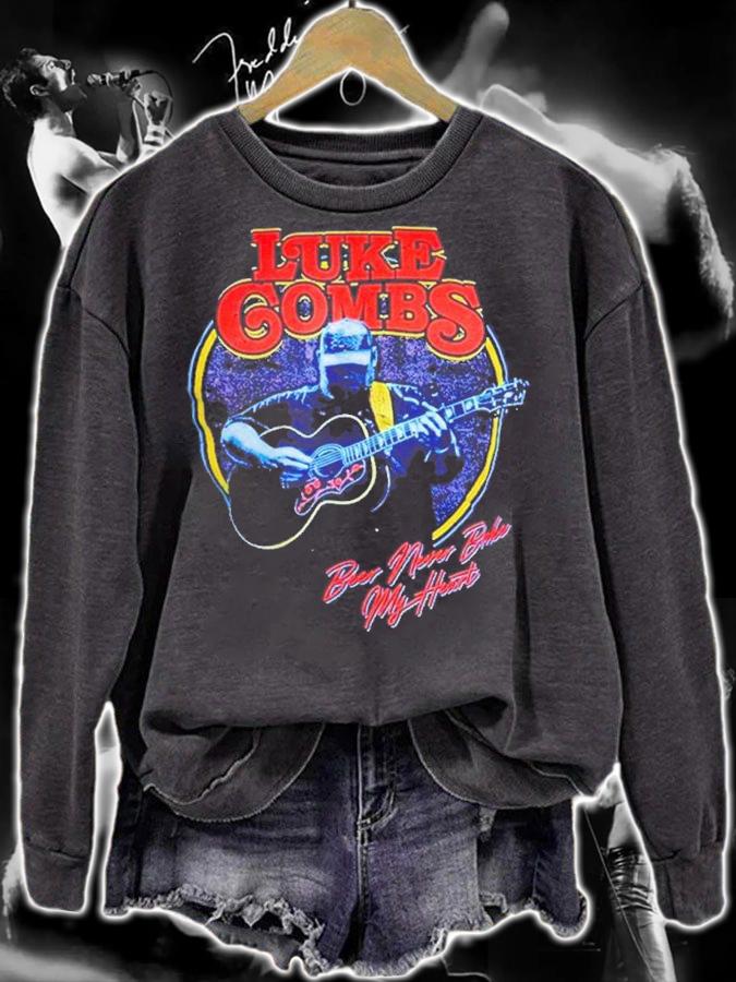 Luke Combs World Tour Country Music Beer Never Broke My Heart Shirt t-shirt sweatshirt
