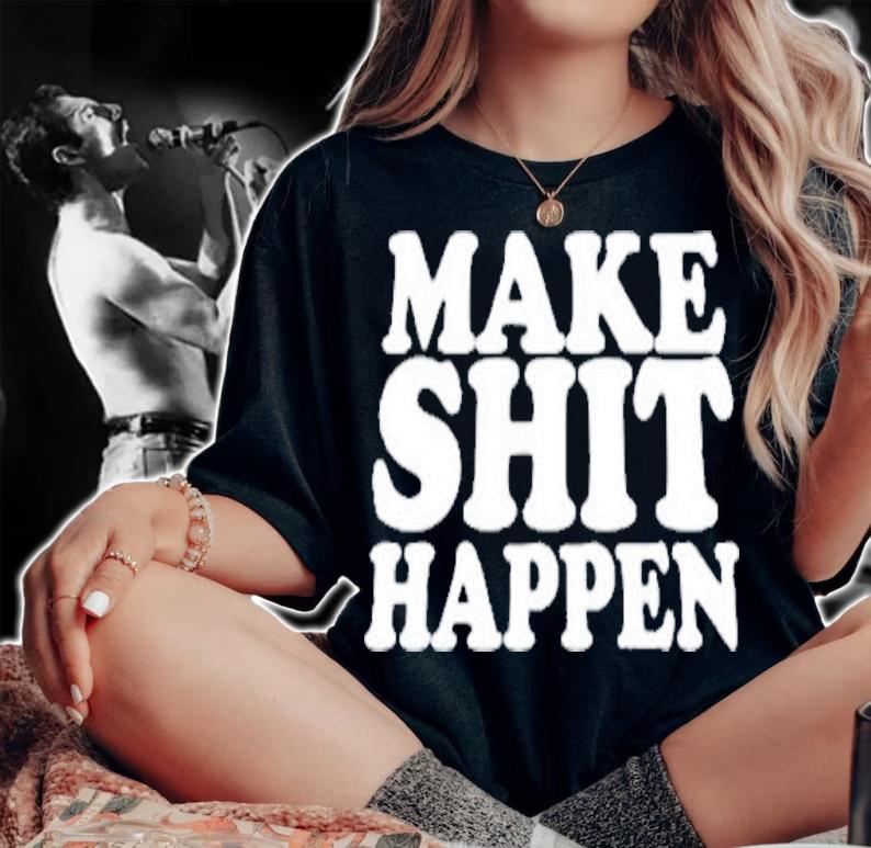 Make Shit Happen Ananya Panday T-Shirt t-shirt woman shirt