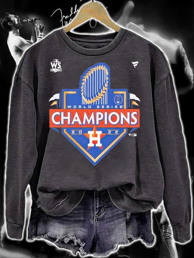 Men's Houston Astros 2022 World Series Champions T-shirt t-shirt sweatshirt
