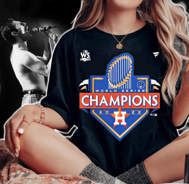 Men's Houston Astros 2022 World Series Champions T-shirt t-shirt woman shirt