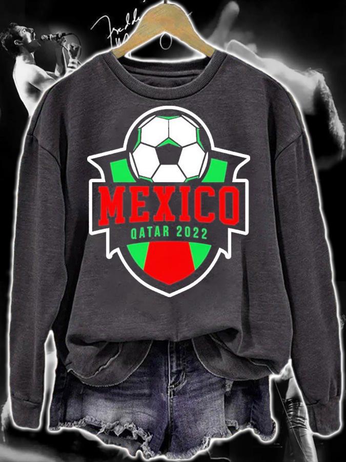 Mexico World Cup 2022 Qatar Flag Soccer Team Shirt t-shirt sweatshirt