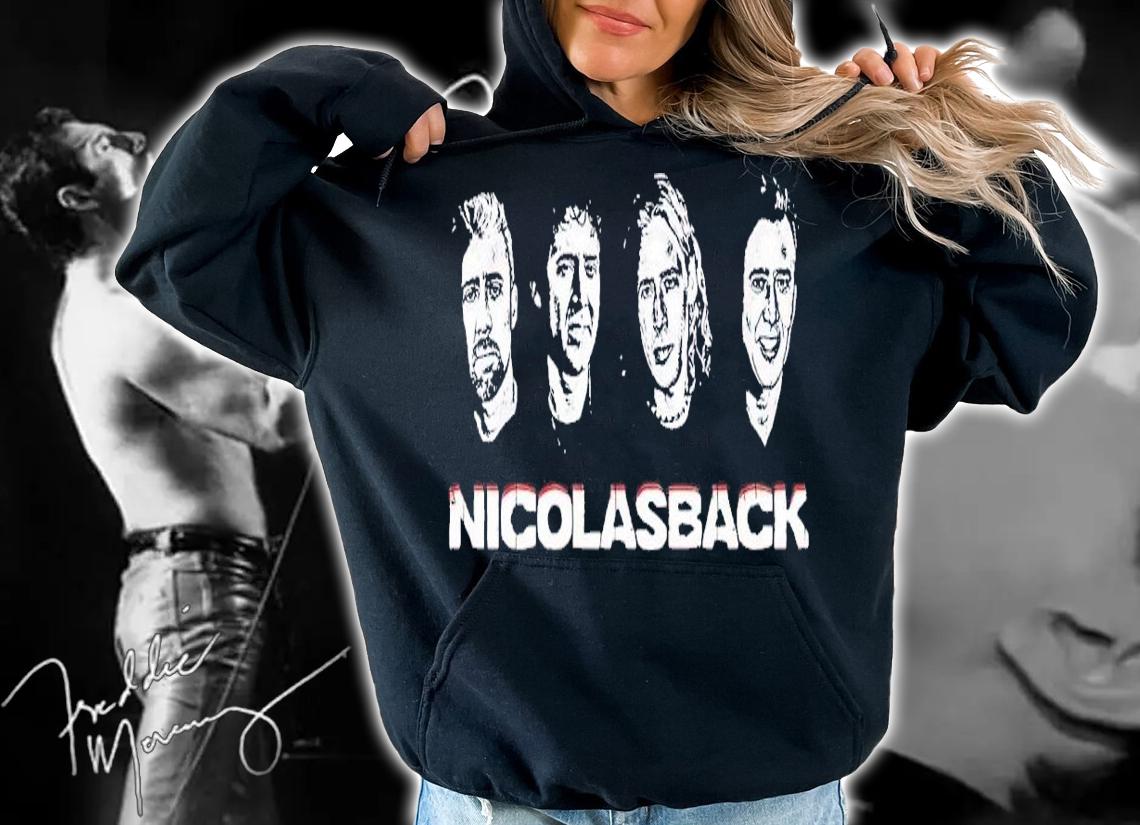 Nicolasback Nickelback Nicolas Cage Mashup shirt t-shirt hoodie