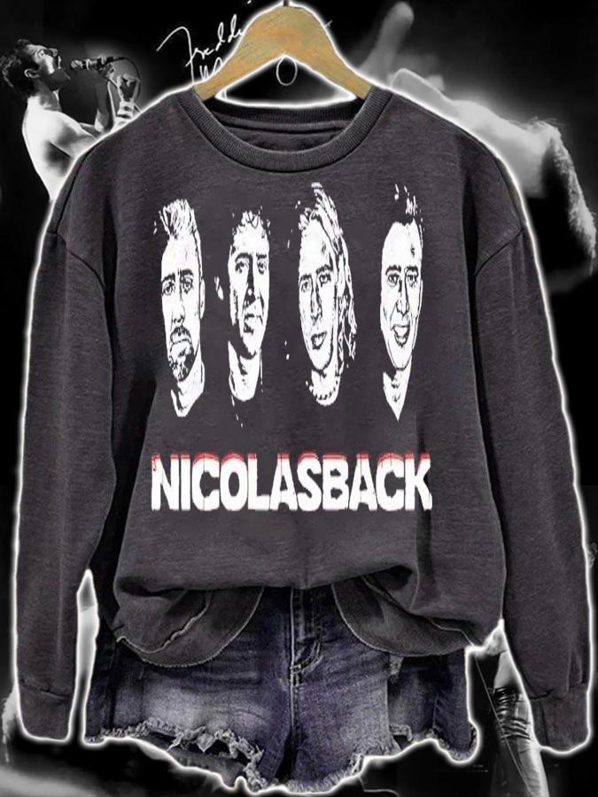 Nicolasback Nickelback Nicolas Cage Mashup shirt t-shirt sweatshirt