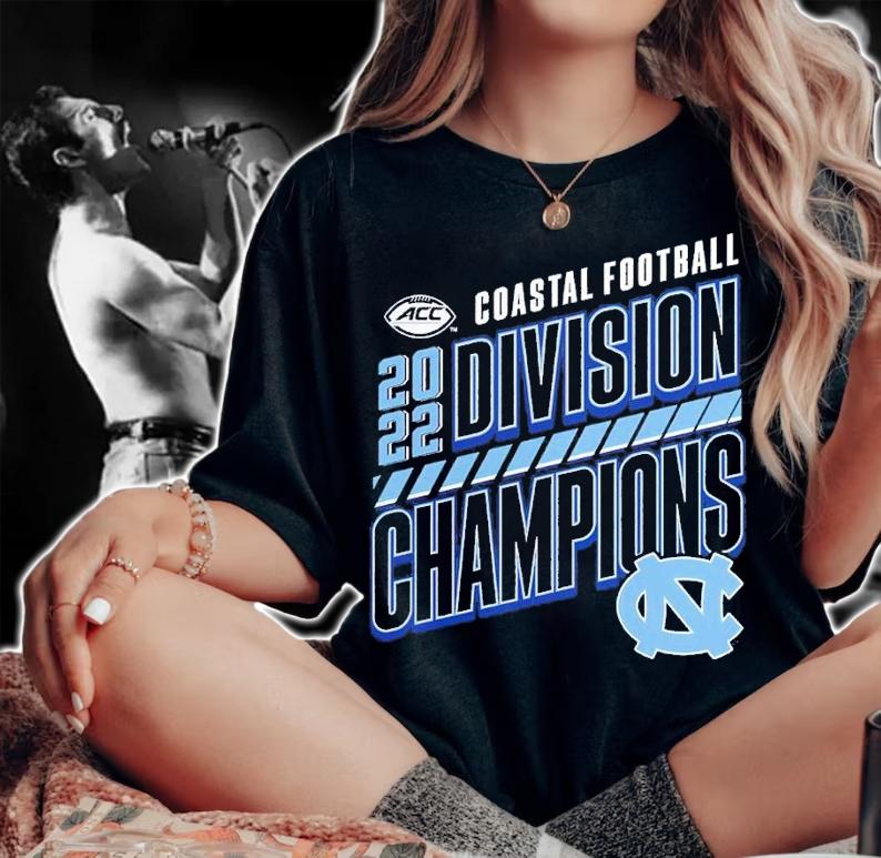 North Carolina Tar Heels 2022 ACC Coastal Division Football Champions shirt t-shirt woman shirt