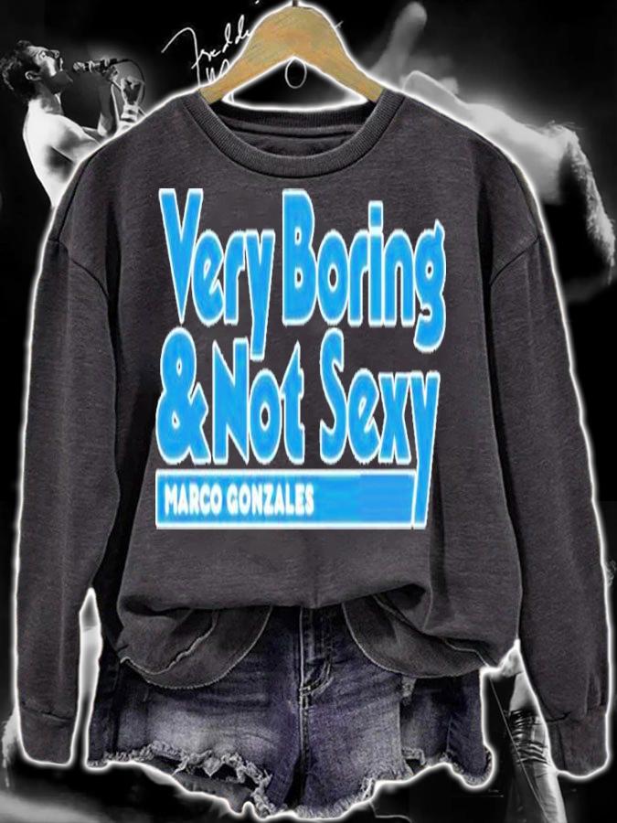 Mariners Pr Very Boring And Not Sexy Marco Gonzales Shirt t-shirt