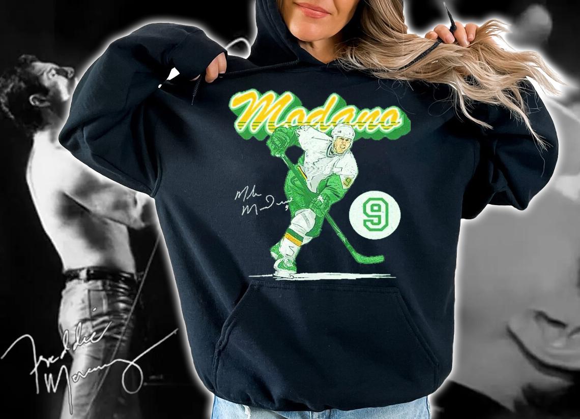 Mike Modano Minnesota Retro Script Hockey Shirt t-shirt hoodie