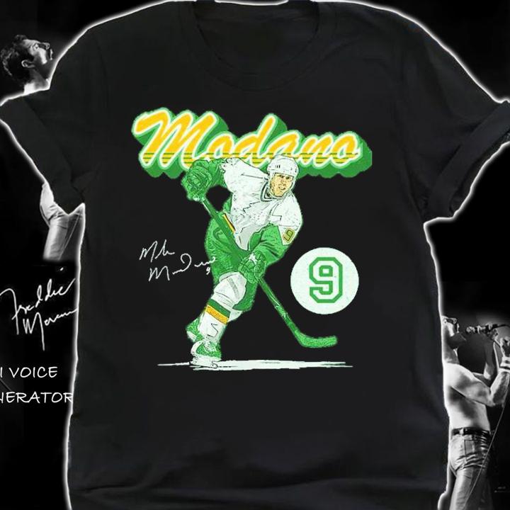 Mike Modano Minnesota Retro Script Hockey Shirt t-shirt shirt