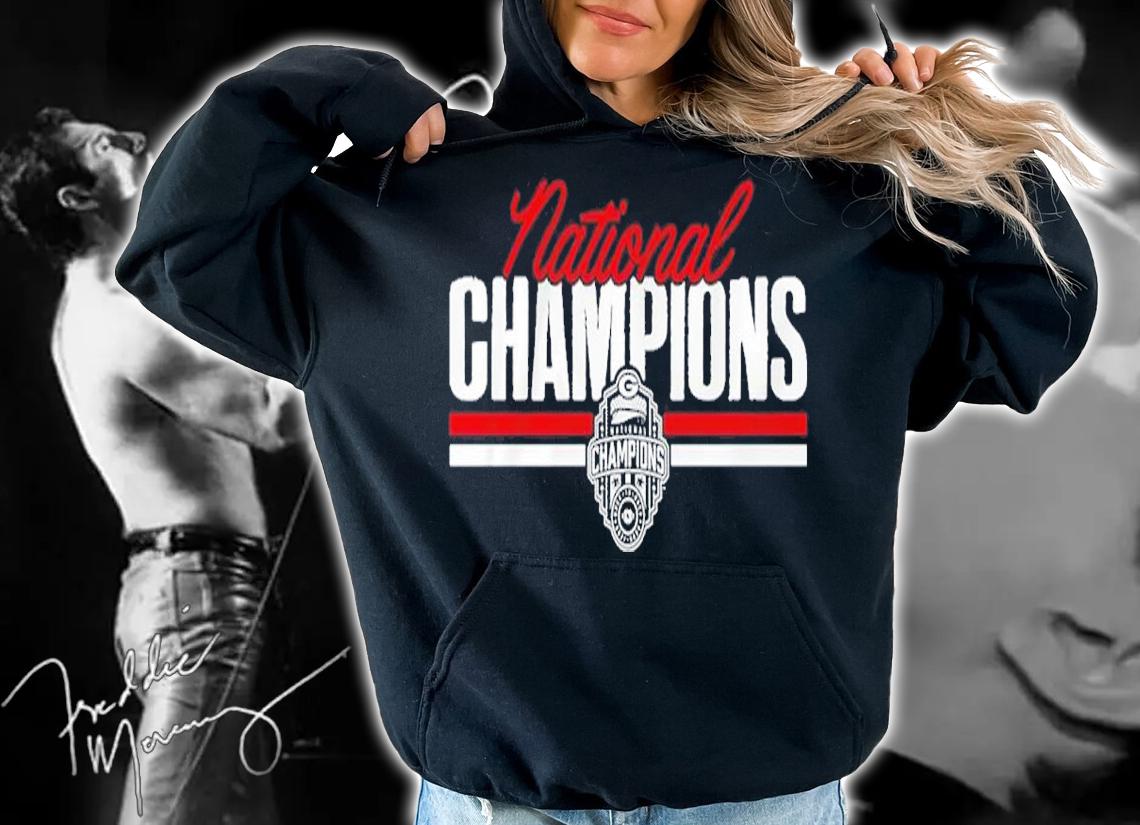 National Champions Georgia Football Script Block Shirt t-shirt hoodie