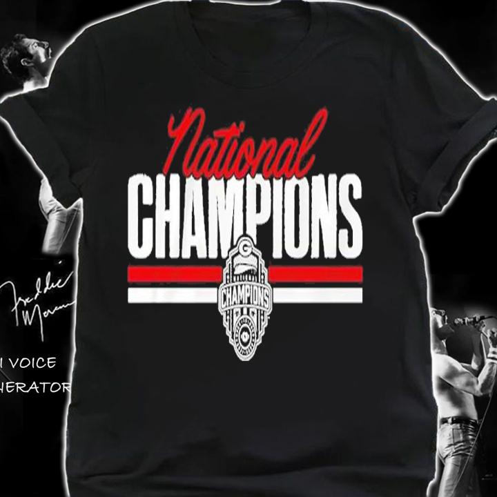 National Champions Georgia Football Script Block Shirt t-shirt shirt