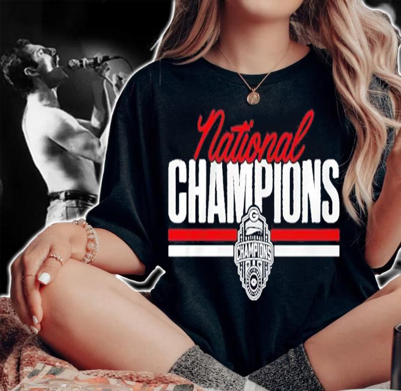 National Champions Georgia Football Script Block Shirt t-shirt woman shirt