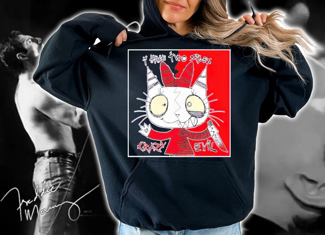 Satuwn I have two sides crazy evil shirt t-shirt hoodie