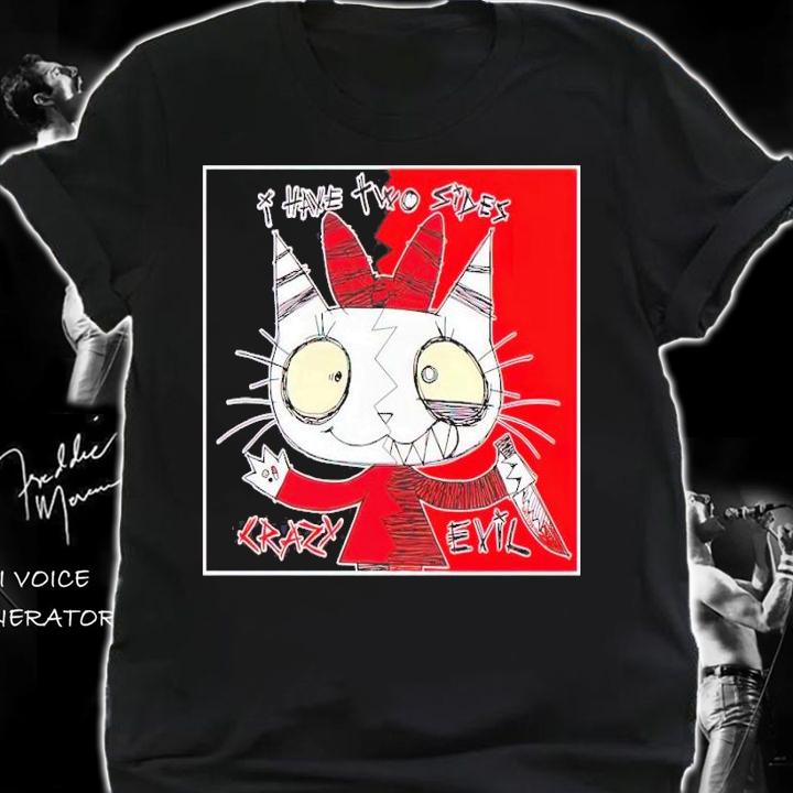 Satuwn I have two sides crazy evil shirt t-shirt shirt